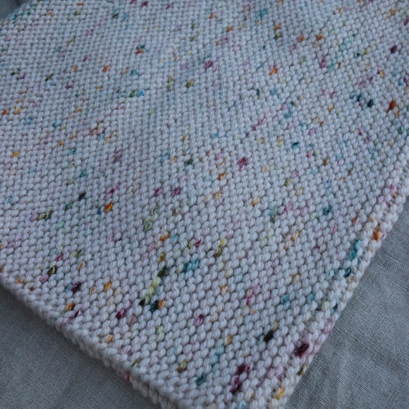 Misha & Puff Adult Merino Wool Garter Hat In Stained Glass Confetti - Picture 7 of 11